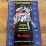 Arsenal v Liverpool 12/08/1989 FA Charity Shield at Wembley Stadium Programme