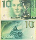 Gabris Fantasy Banknote Norway 10 Minutes 2023 Bank of Time