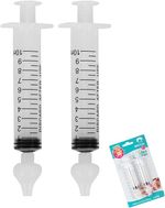2Pcs Nasal Aspirator, 10ml Nasal Irrigator, Reusable Silicone Nasal Suction Tip,