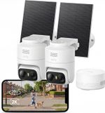 eufy Security Cam C37 2-Cam, Wireless Cam, 360°, with solar panels New RRP £229