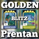 Jabberwock & Enchanted Forest :- Mono_Poly_Go Golden Blitz Stickers