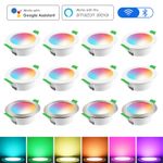 68mm LED Smart Recessed Ceiling Light WIFI+BLE RGB+CCT Spot Dimmable Downlight