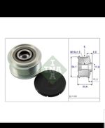 INA 535005910 Overrunning Alternator Freewheel Clutch Pulley