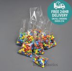 CELLOPHANE SWEET BAGS CRYSTAL CLEAR CELLO CANDY  DISPLAY LOLLIPOP BAG FOOD SAFE