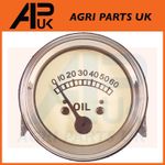 White Face Oil Pressure Gauge for Massey Ferguson TE20 TEA TED TEF TO Tractor