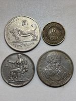 Job of 4x Collection Uk and World Coins Vintage Coins