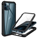 Full Body Clear Hybrid Shockproof 360 Case For iPhone 16 17 Pro Max 15 14 13 12