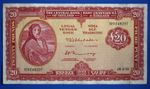 1972 Ireland Irish Eire, Twenty pound £20 banknote, Lady Lavery  [34380]