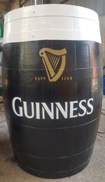 SOLID OAK WHISKEY BARREL CUSTOM GUINNESS BAR MAN CAVE GARDEN PUB TABLE