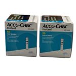 2 Packs of ACCU-CHEK Instant Test Strips- (Expiry: 08/2027) - 100 Test Strips