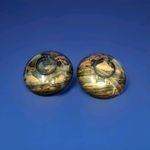 Signed Vintage Japanese Lacquer Bowls X 2 – Gold Maki-e Pagoda & Landscape
