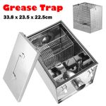 Commercial Catering Grease Trap Stainless Steel Waste Fat Interceptor Separator