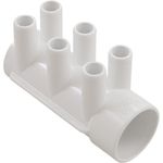 WATERWAY PLASTICS 672-5250 MANIFOLD 3/4" 6 PORT 1-1/2" SLIP CONNECTION