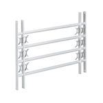 Anti-theft window grille Adjustable Security Bars Galvanized Removable Robust