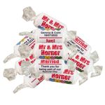 Personalised Love Heart Sweets Wedding Favours Just Married Mini Love Hearts