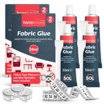 Extra Strong Fabric Glue 50ml | Washable Adhesive Repair Hemming Sewing Textile