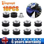 6MM Motorcycle Rubber Grommet Bolt Accessories Fairing Screws For Honda Yamaha