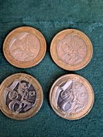 COMPLETE SET OF 4 COMMONWEALTH GAMES 2002 TWO POUND COINS OF THE 4 HOME NATIONS