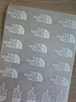 8x Iron On The North Face Vinyl Decals  5cm Clothes Bags Htv message for colours