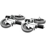 AyrKing Ayr King B241 Caster Set (4) Locking5 Dia