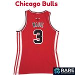 WOMENS CHICAGO BULLS ADIDAS WADE No 3 BASKETBALL JERSEY SIZE 14 (MINT)