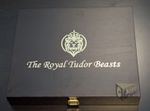 UK Royal Tudor Beasts Wooden Display Case - for 10 X 2 Oz  Silver Coins