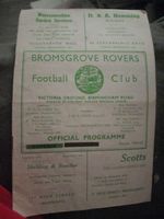 BROMSGROVE ROVERS V WORCESTER CITY 64-5 Frankie GODDARD BENEFIT
