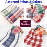 Pack of 24 Tea Towels 100% Egyptian Cotton Kitchen Cleaning Dish Cloths Towel