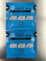 Russell Chest Seal 2x Wound Dressing Breast Rectangular 20x15cm Expires 03/2029
