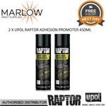 2 X U-POL RPTAP/AL RAPTOR ADHESION PROMOTER PRIMER AEROSOL 450ML- PLASTIC METAL