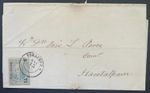 Mexico 1871 Cover Veracruz to Tlacotalpan May 15