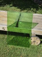  Victorian Stained bubble leaf pattern Glass Panels windows (sold separately)