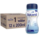 12 x 200ml Aptamil Advanced 1 First Infant Baby Milk Suitable From Birth