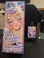 GamerSupps GG Creator Cups x Squchan: Metal Shaker and promo card (NEW)