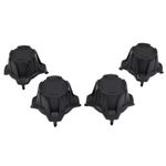 4× Tire Wheel Hub Cap Black Center Caps For Can Am Maverick X3 Turbo R 2017-2020