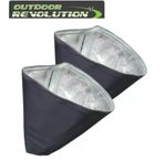 2 x Outdoor Revolution Up Downlighter Reflective Light Shades Awning Tent Camp
