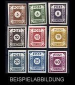 SBZ - East Saxony Michel no. 42-50 a mint condition - series of numbers [SBZ42S