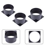 .75/100/120MM Wall Flange Connector For Ventilation Pipe Air Ducting Connection.