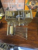 Antique Anvil Clock Mechanism with 9 Hammers for Restoration , Mechanism Working