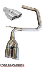 PIPE DYNAMICS VW Golf MK6 1.4tsi (122bhp)  Back Box muffler Delete - EXHAUST