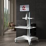 Medical Trolley Stand Dental Oral Scanner Mobile Cart Clinic Laptop Rack
