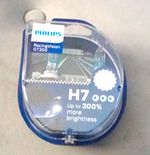 Philips Racing Vision GT200 H7 Headlight Bulbs Twin Pack - Up To 200% Brighter