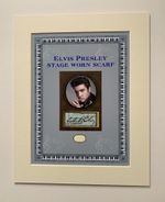 ELVIS PRESLEY #D PERSONALLY OWNED & WORN CONCERT SCARF SWATCH LOA & FREE GIFTS