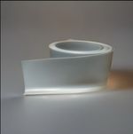 Light Grey Sit On Skirting 100mm, 25m Coil, Vinyl Flooring Skirting Board PVC