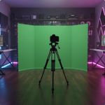 Large Green Backdrop Screen Foldable Adjustable Photography Background Stand