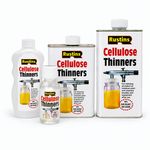 Rustins Cellulose Thinners High-Performance Solvent Cleaner 125ml/300ml/500ml/1L