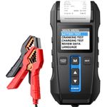 TOPDON BT300P Car Battery Tester With Printer 12/24V Cranking Charge Analyser UK