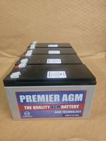 4 x 12V 9Ah VRLA Rechargeable Sealed Lead Acid Battery Pack for Alarm Panels