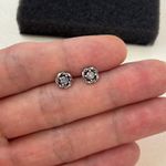 6mm CZ Star Stud Earrings for Men Women Streetwear Punk Hip Hop Unisex Earrings
