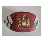 Wigan Warriors Rugby ball autographed on Steedon  ball